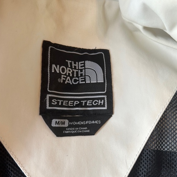 The NorthFace Steep Tech White and Black Jacket - Picture 5 of 16